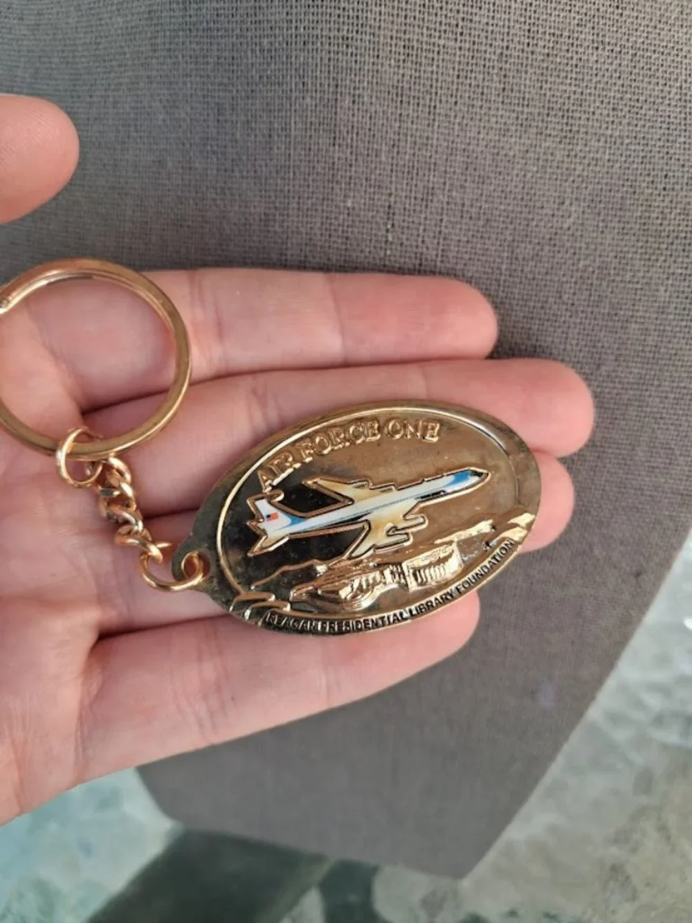 Air Force One keychain